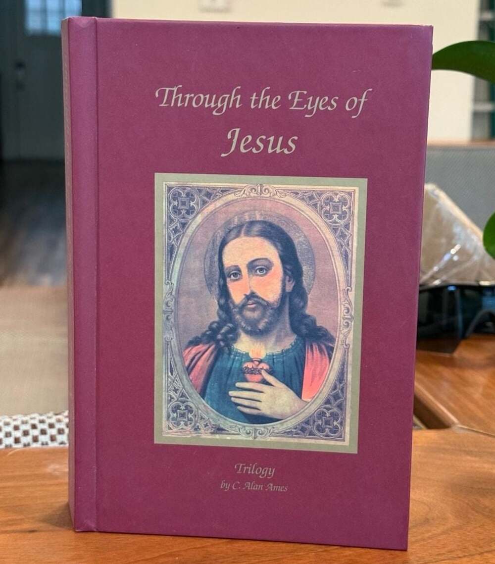 Through the Eyes of Jesus Trilogy  by C. Alan Ames Hardcover Book Signed !!